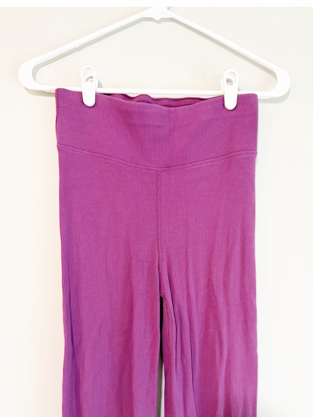 Pact karissa ribbed bootcut leggings purple size small - Picture 3 of 5